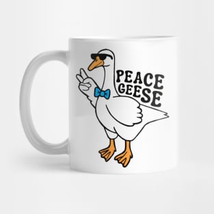 Peace Geese Silly Goose with Sunglasses Mug